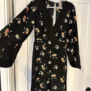Floral Kimono Jumpsuit